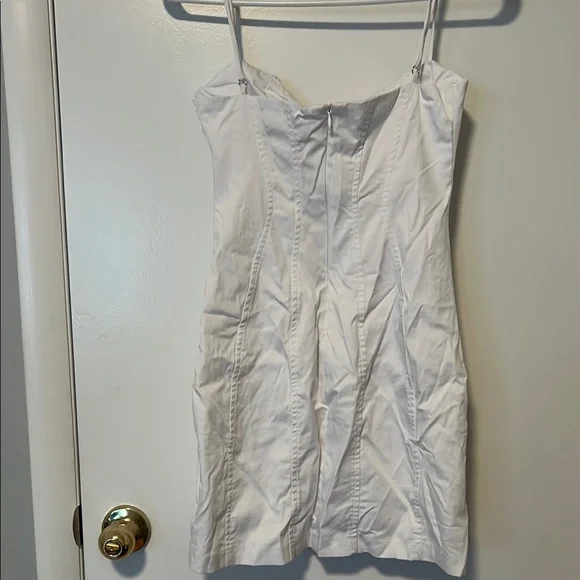 Zara White Spaghetti Strap Slip Dress - Picture 4 of 4